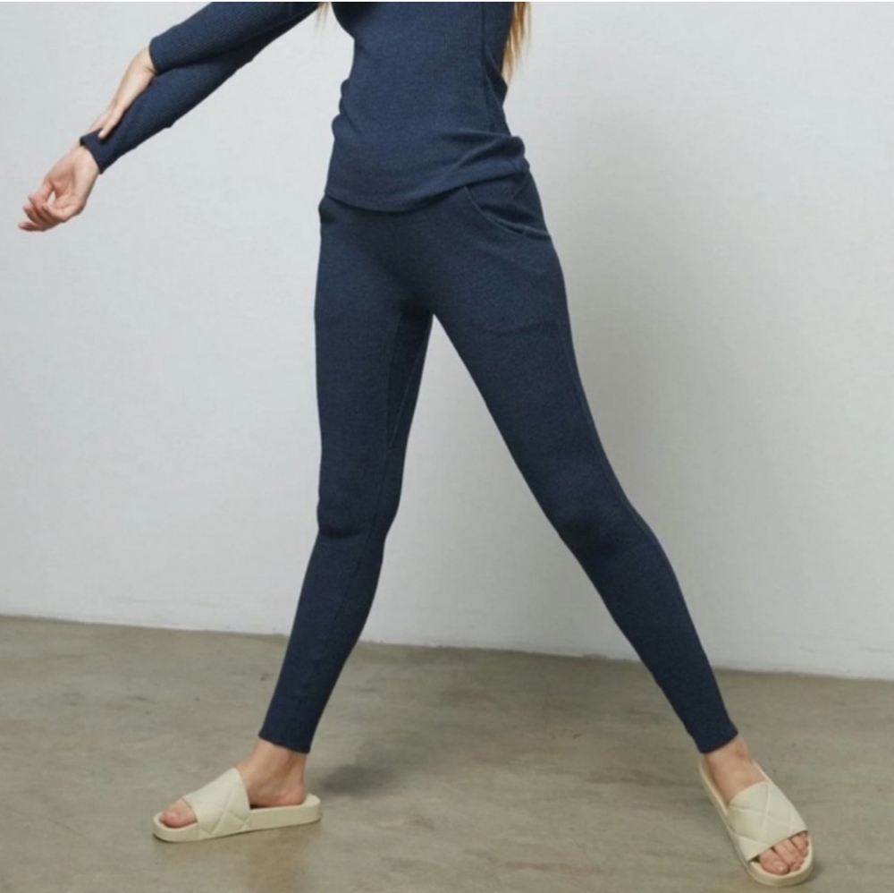 Lunya Restore High Rise Thermal Leggings - Picture 3 of 5